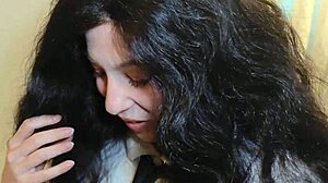 schoolgirl bends over lets me fuck her quick before parents get home creampie