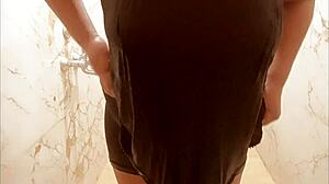 😏 sneaky horny milf pops out those massive tits just for you.