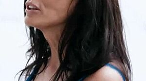 Horny Petite Kimmy Kimm Watches Stacked Stepmom Reagan Foxx's Bikini Tease