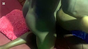 Damn that curvy black ebony babe rides his monster cock hard!! 🍫🍆