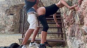 Risky Outdoor Creampie Surprise in Homemade Quickie Gone Wild