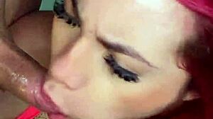 kaeelen garcia's juicy redhead slave tits bounce while brian evansx pounds her wet submissive holes 😍🔥