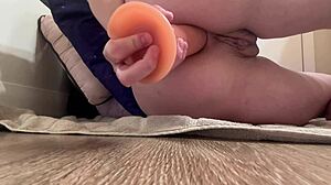 italian milf artemisia goin crazy stretchin her asshole solo w dildo... so hot damn