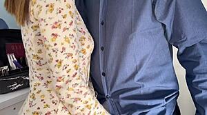 Groom sneaks makeup artist's pussy fuck pre-wedding?