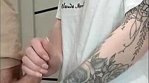 Stepmom's Friend Grabs My Dick For Wild House Party Handjob Jerk Off!