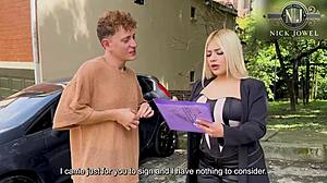 Hot Big Tits Real Estate Agent Rides Client Cock Wildly