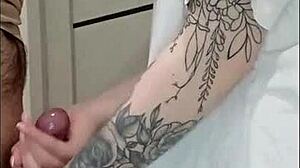 Stepmom's Friend Grabs My Dick For Wild House Party Handjob Jerk Off!