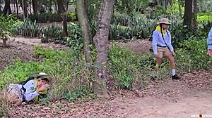 Wanna Explore Emma Anturin's Wet Pussy While Camping in Cosplay Uniform?