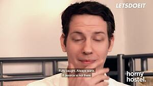 Cheating Girlfriend Jessica Portman Rides Stranger's Monster Cock as Cuck Watches - LetsDoeIt