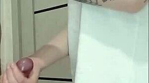 Stepmom's Friend Grabs My Dick For Wild House Party Handjob Jerk Off!