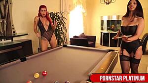 look at mindi mink the slutty pool player shaking her big curvy ass.