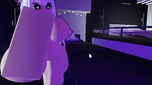 goth mommy slut bends over wet pussy for rough doggystyle assfucking in street apartment roblox fantasy