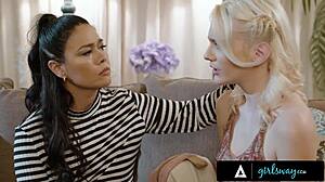 kenna james must lick stepmom-in-law dana vespolis' pussy and rimjob to earn girlfriend marriage approval? 😏👩‍❤️‍💋‍👩🍑