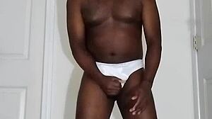 Finally masturbating again in white underwear solo bliss