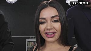 martina smeraldi's huge ass wrecked in extreme interracial dp 😈