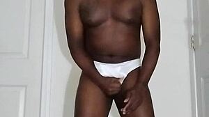 Finally masturbating again in white underwear solo bliss