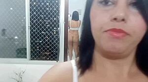 sarah rosa's fiery lingerie vlog tempts