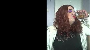 i'm your bisexual crossdressing sissy guzzling pee taste nonstop swallowing my own load part 2