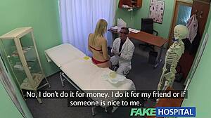 oh man i couldn't resist that super sexy curvy blonde nurse's dirty exam offer