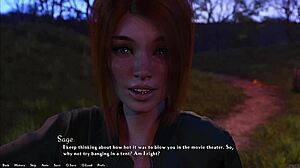 whoa, that busty 18yo redhead in being a dik game is getting destroyed by my huge white monster cock with creampie and bukkake 😍💦