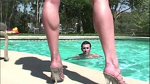 Blonde Mom's Pussy Licked Deep Then Fucked Hard Doggy!