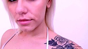 i can't resist this sexy tattooed model's tight pussy at her audition