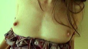 flashed my wet pussy in cafe now muscular stud bends me over for rough doggystyle