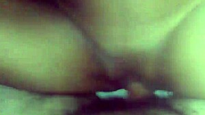 teen rides interracial cock hard on boyfriend