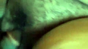 She begs no more rent after i doggy her fat tits!