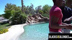 Emma hix's tight ass stretched by two interracial monster cocks