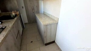 yo my curvy colombian stepmom's teasing me to fill her tight oiled pussy while dressed slutty