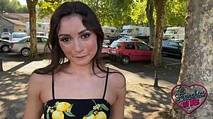 Valentina's this petite 18+ slut hooked on wild anal and hardcore sex