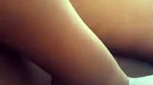 She begs no more rent after i doggy her fat tits!