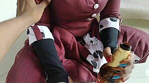 Beer fueled horny brother-in-law pounds thirsty sister-in-law