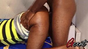 Sweet intimate sex with my pastors daughter doggystyle on camera