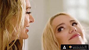 Fantasy lesbian massage compilation threesome 69 face sitting fingering oiled pussy licking