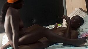 I was heading to work but got paid 200 to fuck this big tits model - my pussy got so wet for her cassava!