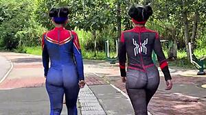 Spider Woman's Anal Craving With Friend's Boyfriend