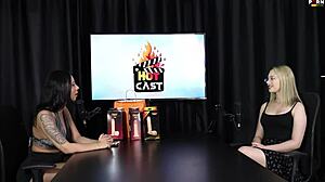 CHECK OUT vivan lola and vitória beatriz's slutty interview FULL OF FILTH in porn cast brazil part 2