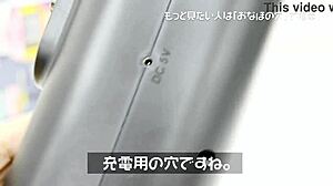 She straps into the piston machine for nonstop squirting handjob bliss