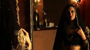 Sexy brunette's curves hint at endless intimate adventures