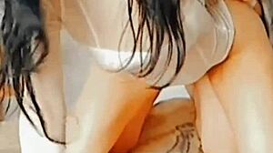 small hints she loves it bent over like a needy latina milf begging for more