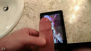 tribute cumshot blasting all over masked nympho2225's face what a rush