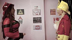 Charlie Monaco and Jordan Pryce fuck hard in firehouse!