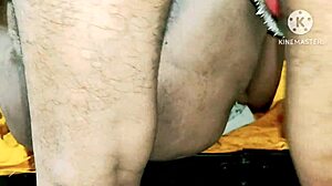 Desi mom fucking in kitchen with huge cock, you watching?