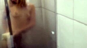 babysitter leaves bathroom door open so father-in-law fucks her tight latina pussy