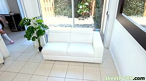 venus rivers cute blonde breaks rules shooting first porn wanna see?