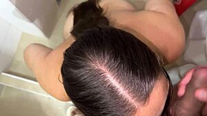 milf latina bhabhi sucks cum mouth hard boss house piss facial