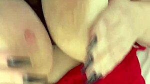 BBW MILF Takes Massive Black Cock Between Her Huge Natural Tits And Fat Curves