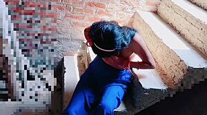 VILLAGE BRIDE BLOWJOB FROM MARRIED BHABHI IN RANCH WEDDING!